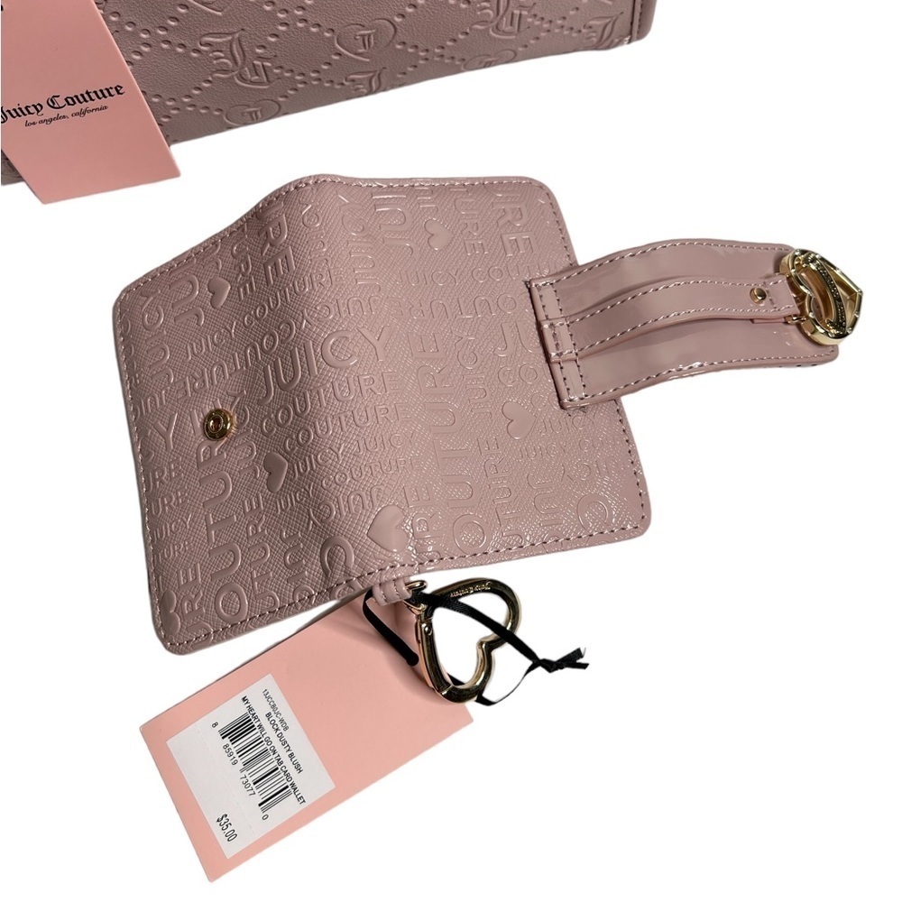 Juicy Couture Dusty Blush Charm Sure Satchel With Matching Wallet - Picture 12 of 17